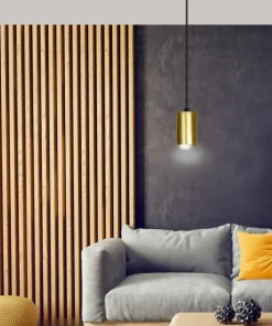 Store Sklep Kaja Regulowana lampa wisząca w kolorze złota 526/1 | Kaja Oświetlenie