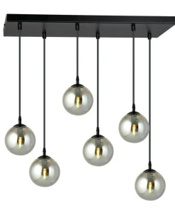 Sale Sklep Kaja Regulowana lampa wisząca z kulistymi kloszami 712/6 | Kaja Oświetlenie