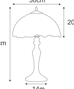 Reprezentacyjna lampa stołowa do salonu K-G121386 z serii BUTTERFLY*Sklep Kaja Online