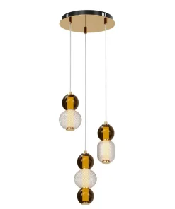 Flash Sale Sklep Kaja Reprezentacyjna lampa wisząca, ledowa MOD273PL-L33G3K z serii DROP złoty
