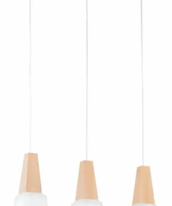 Clearance Sklep Kaja Retro, drewniana lampa wisząca do kuchni AL 62316 MORINA | Kaja