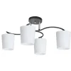 Retro lampa sufitowa, białe klosze 34-22677 ESNYR | Kaja Oświetlenie*Sklep Kaja Flash Sale