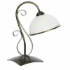 Retro lampka stołowa z białym abażurem LX 3922 ANTICA | Kaja*Sklep Kaja Fashion