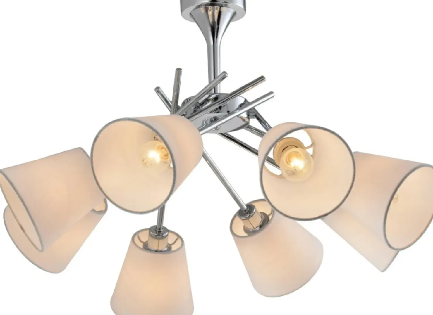 Sale Sklep Kaja Rozłożysta lampa sufitowa do salonu 38-70647 VOX | Kaja Oświetlenie chrom