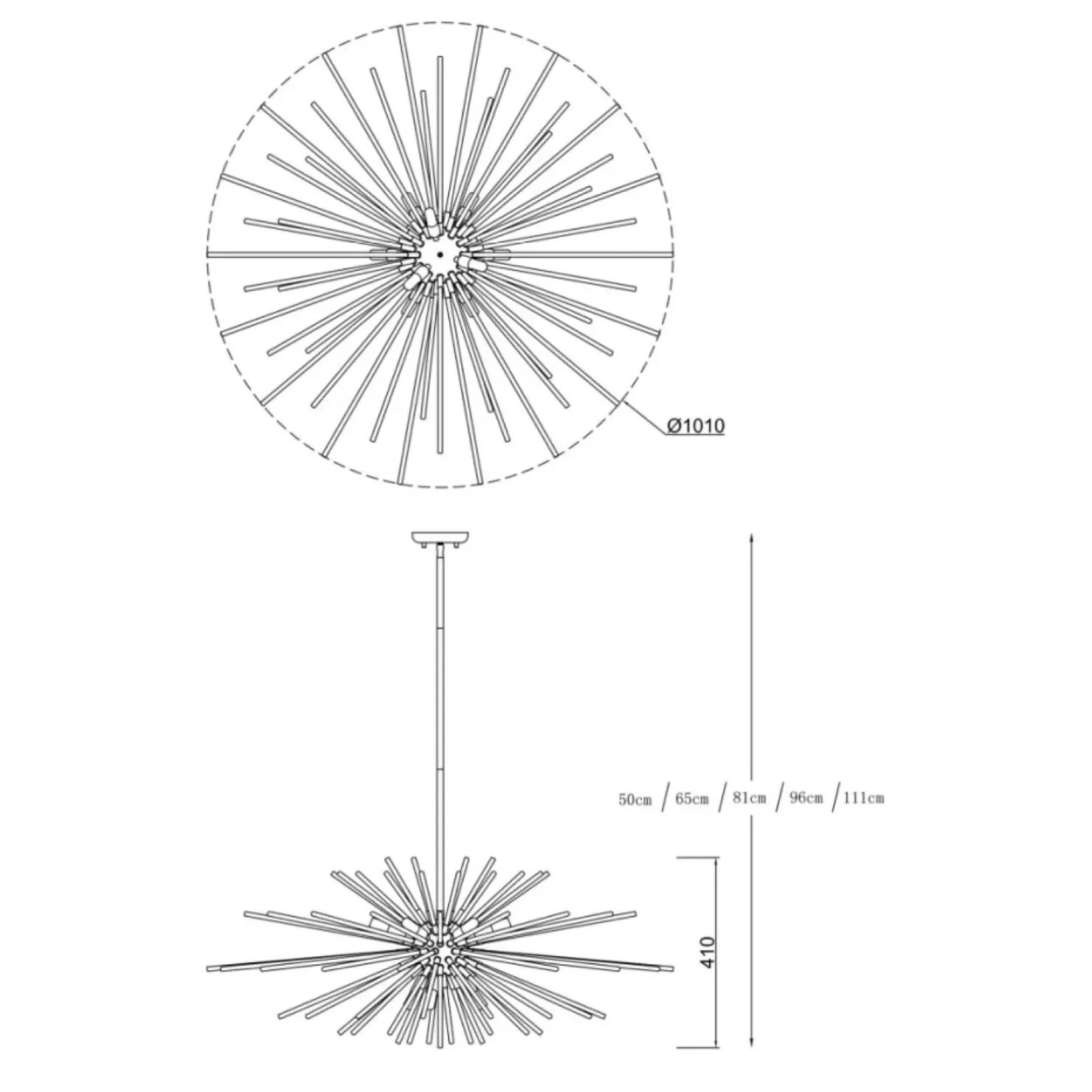 Cheap Sklep Kaja Rozłożysta lampa wisząca P0491-09E-F7DY URCHIN| Kaja Oświetlenie