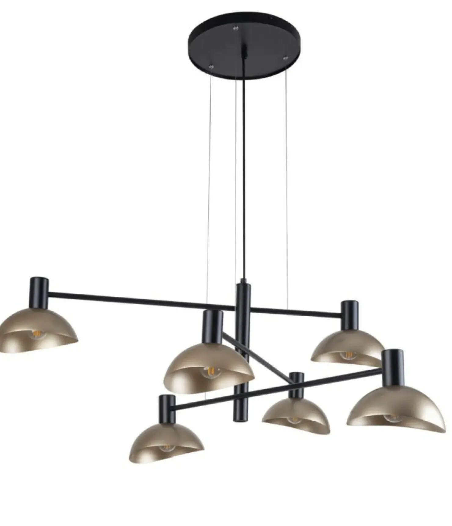 Outlet Sklep Kaja Rozłożysta, loftowa lampa wisząca do salonu SIG 40569 ARTIS | Kaja