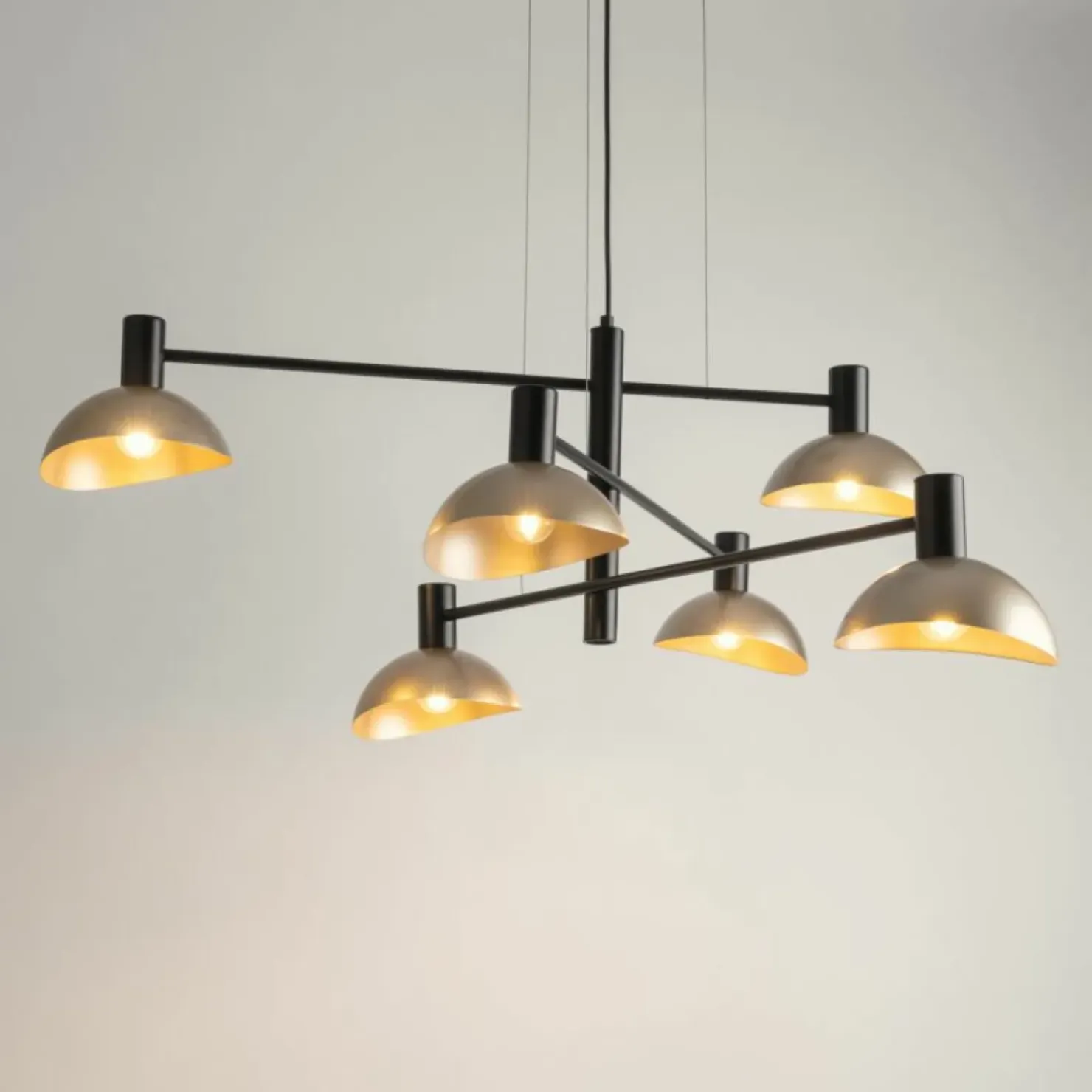 Outlet Sklep Kaja Rozłożysta, loftowa lampa wisząca do salonu SIG 40569 ARTIS | Kaja