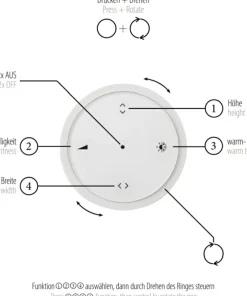 Outlet Sklep Kaja Rozsuwana, szeroka lampa nad stół ZM 2545-15 PURE-MOTO-RISE | Kaja