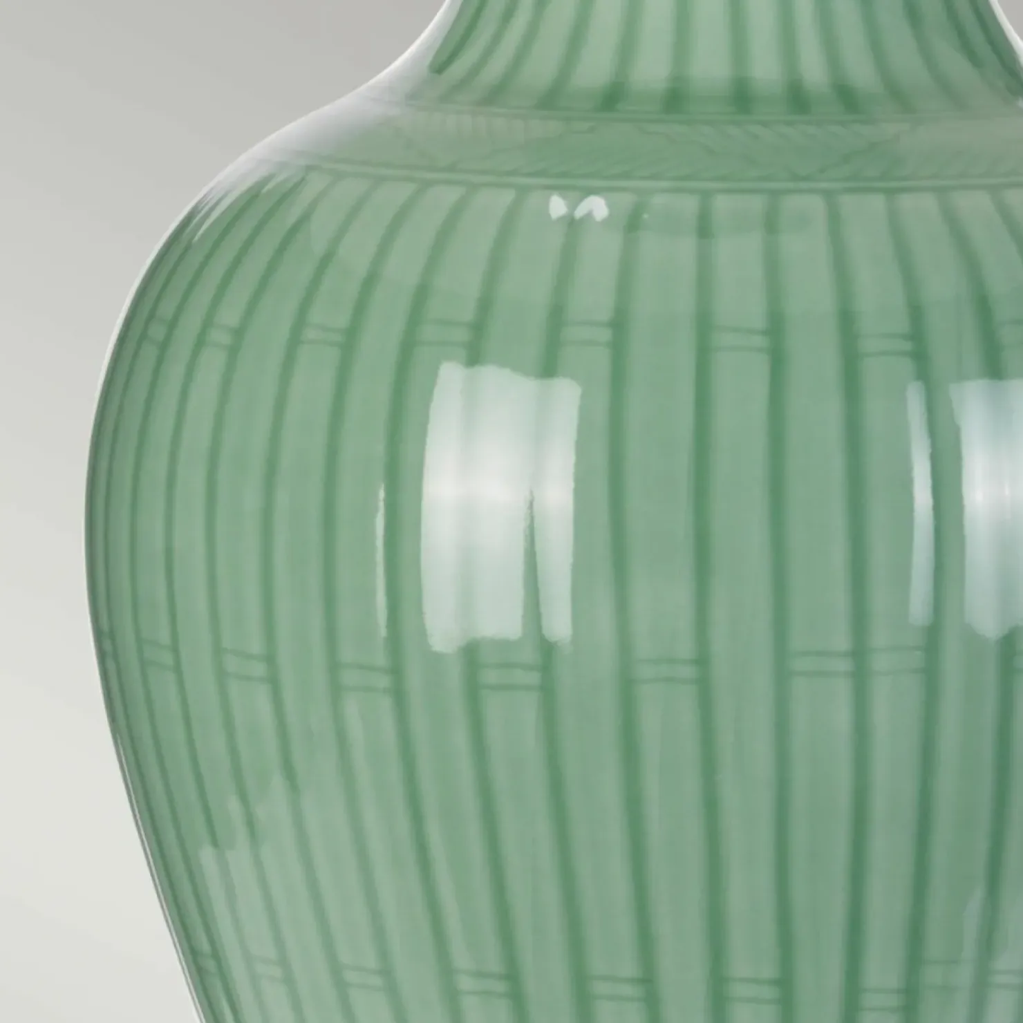 Seledynowa lampa stołowa z abażurem DL-DALIAN-TL z serii DALIAN*Sklep Kaja Best Sale