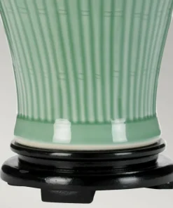 Seledynowa lampa stołowa z abażurem DL-DALIAN-TL z serii DALIAN*Sklep Kaja Best Sale