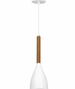 Store Sklep Kaja Skandynawska lampa wisząca z białym kloszem LX 3172 z serii MUZA NEW