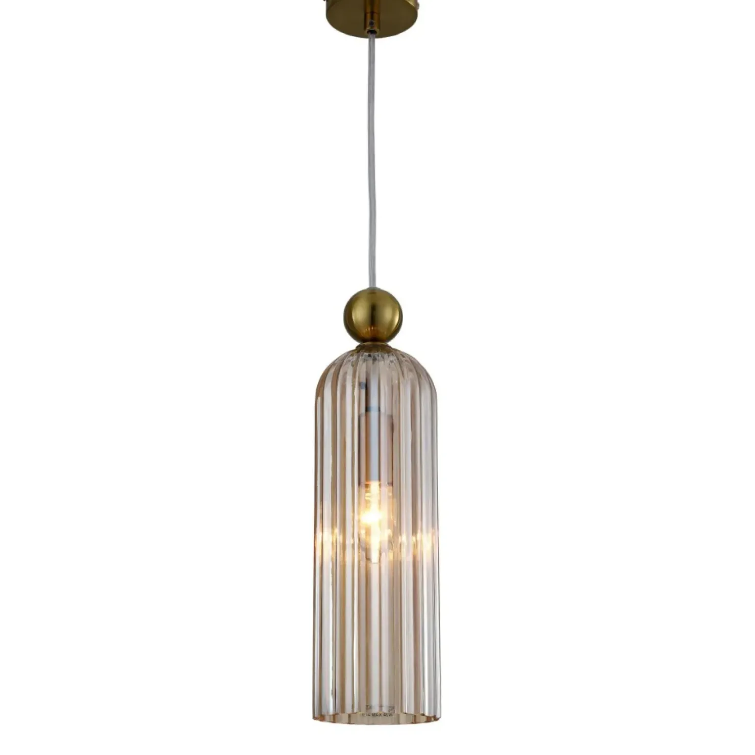 Best Sklep Kaja Smukła, bursztynowa lampa wisząca LP-939/1P AMBER z serii PIEGA | Kaja