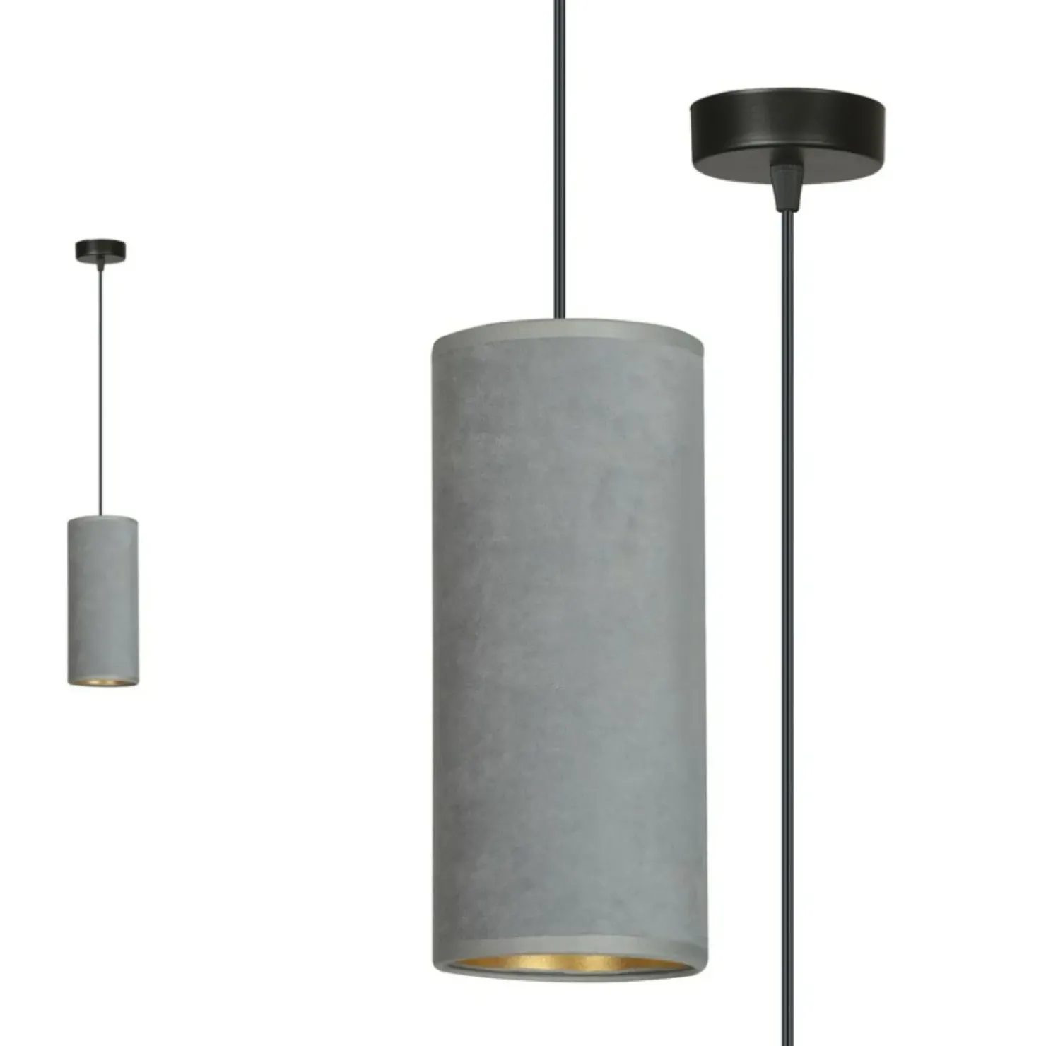 Store Sklep Kaja Smukła lampa wisząca idealna do sypialni 1060/1 BENTE | Kaja
