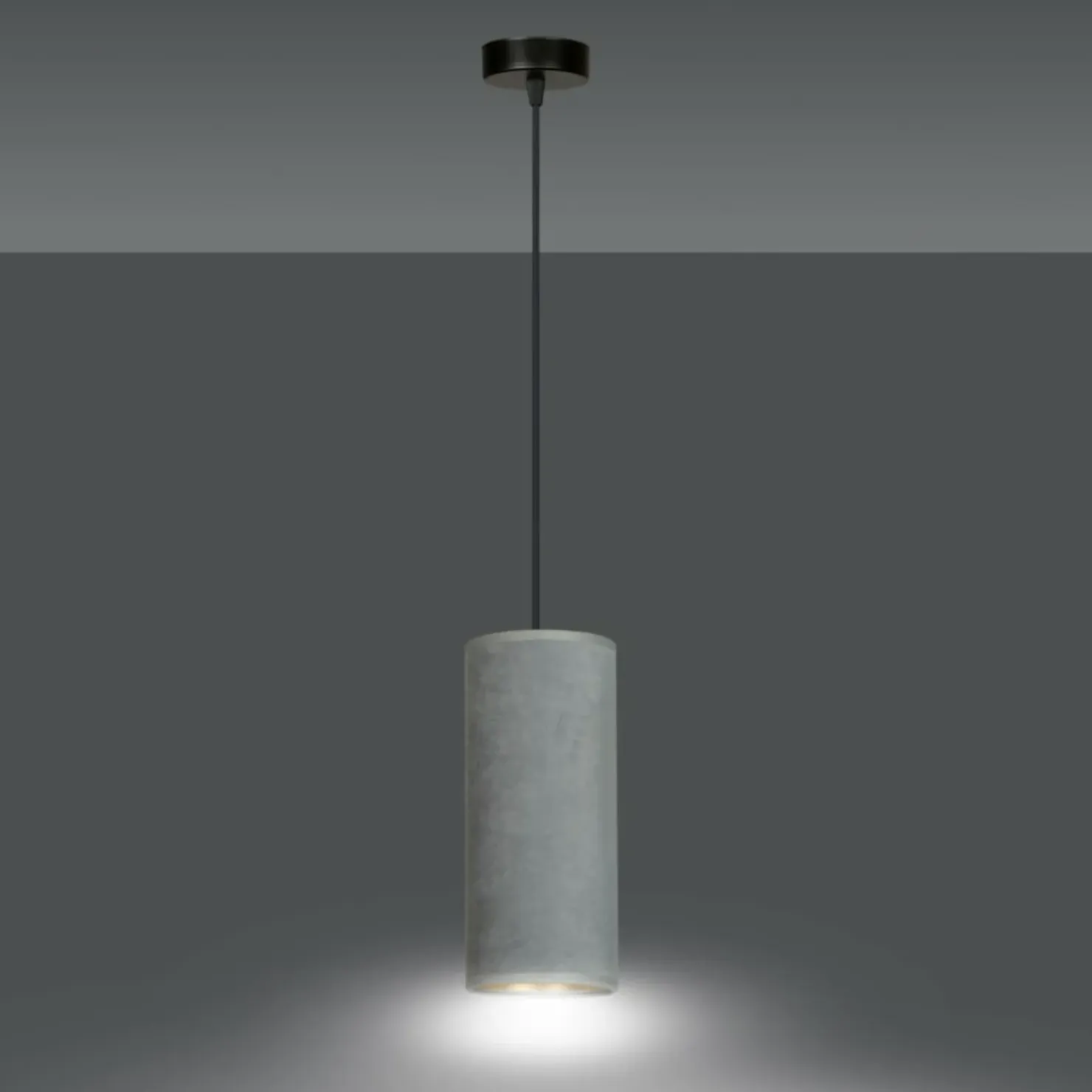 Store Sklep Kaja Smukła lampa wisząca idealna do sypialni 1060/1 BENTE | Kaja