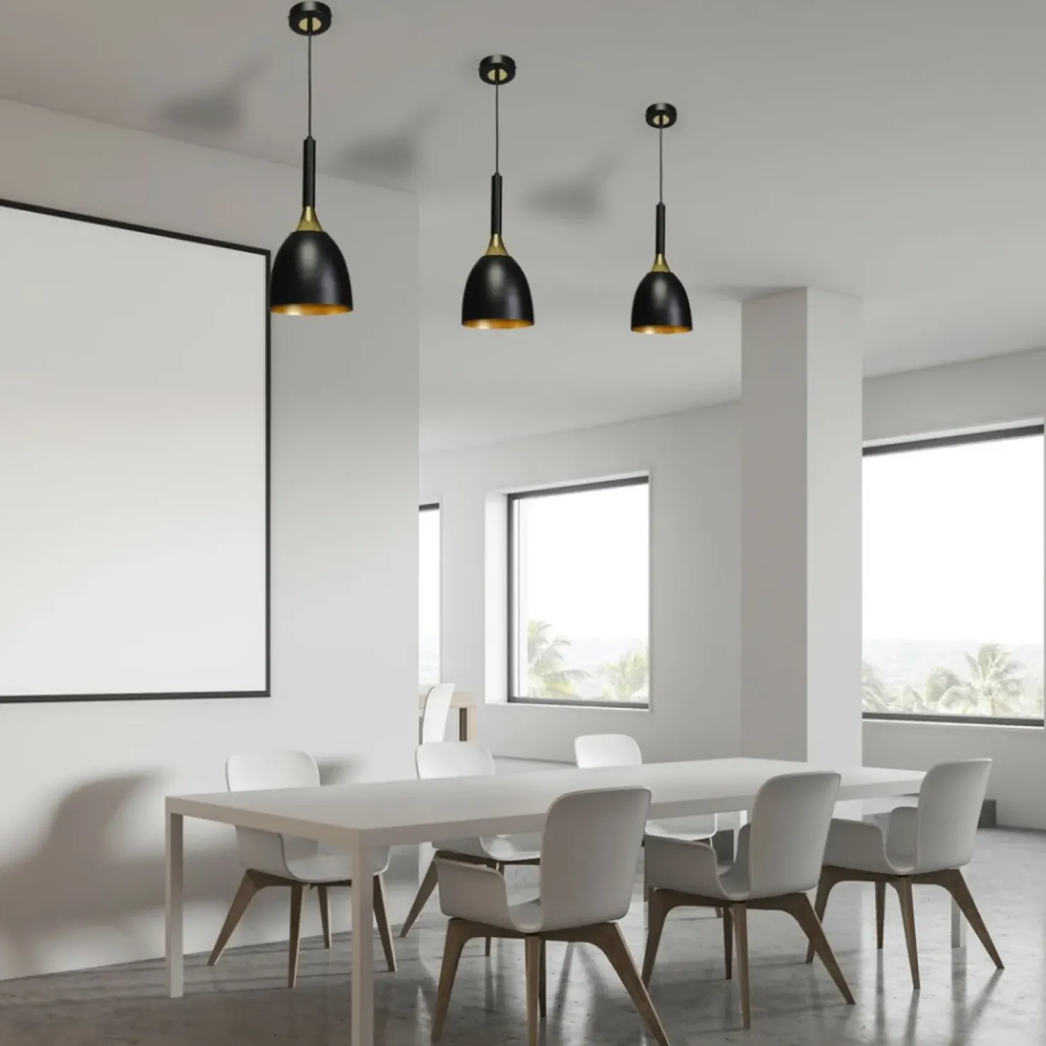 Cheap Sklep Kaja Smukła lampa wisząca w czarno-złotym kolorze MLP6221 z serii CLARK | Kaja Oświet