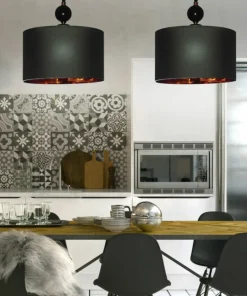Smukła lampa wisząca z abażurem 31-39385 MELBA | Kaja Oświetlenie*Sklep Kaja Cheap