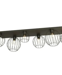 Discount Sklep Kaja Solidna lampa sufitowa do kuchni i jadalni 1371/6 z serii NEST czarny