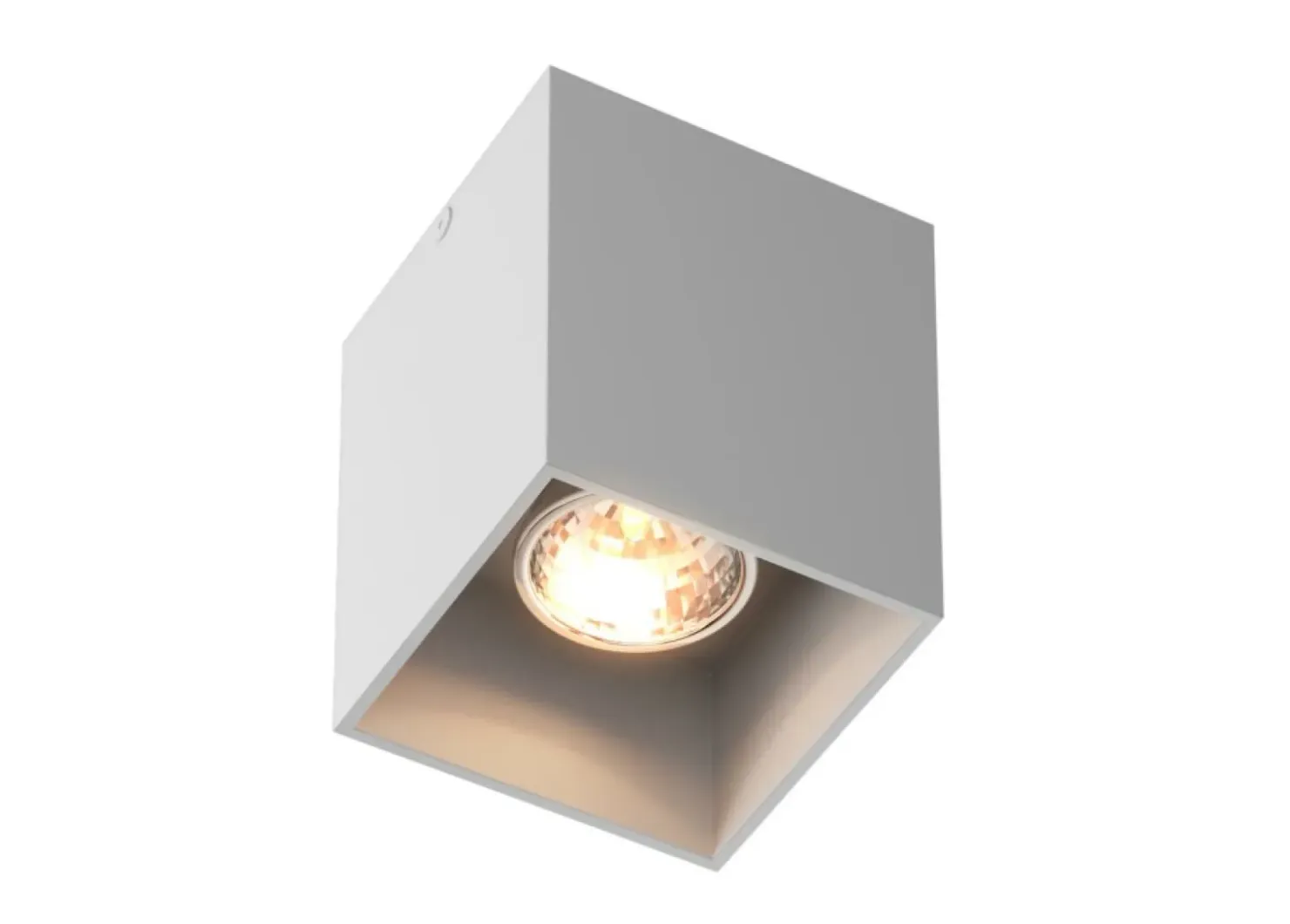 Spot kostka z nieruchomym światłem H-50475-WH SQUARE | Kaja*Sklep Kaja Discount