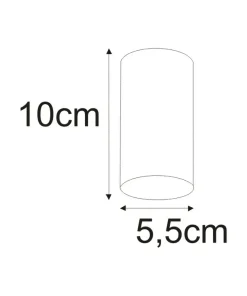 Spot krótka tuba 10cm do korytarza K-4404 MILE BLACK | Kaja*Sklep Kaja Online