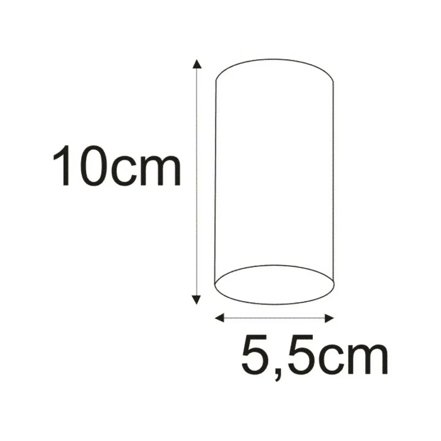 Spot krótka tuba GU10 10cm K-4414 MILE WHITE | Kaja Oświetlenie*Sklep Kaja Best Sale