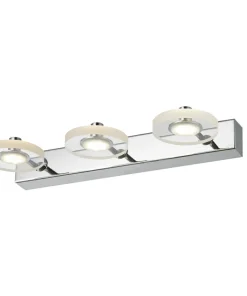 Srebrna lampa ścienna nad lustro MB1225/3 HARMONY | Kaja Oświetlenie*Sklep Kaja Best