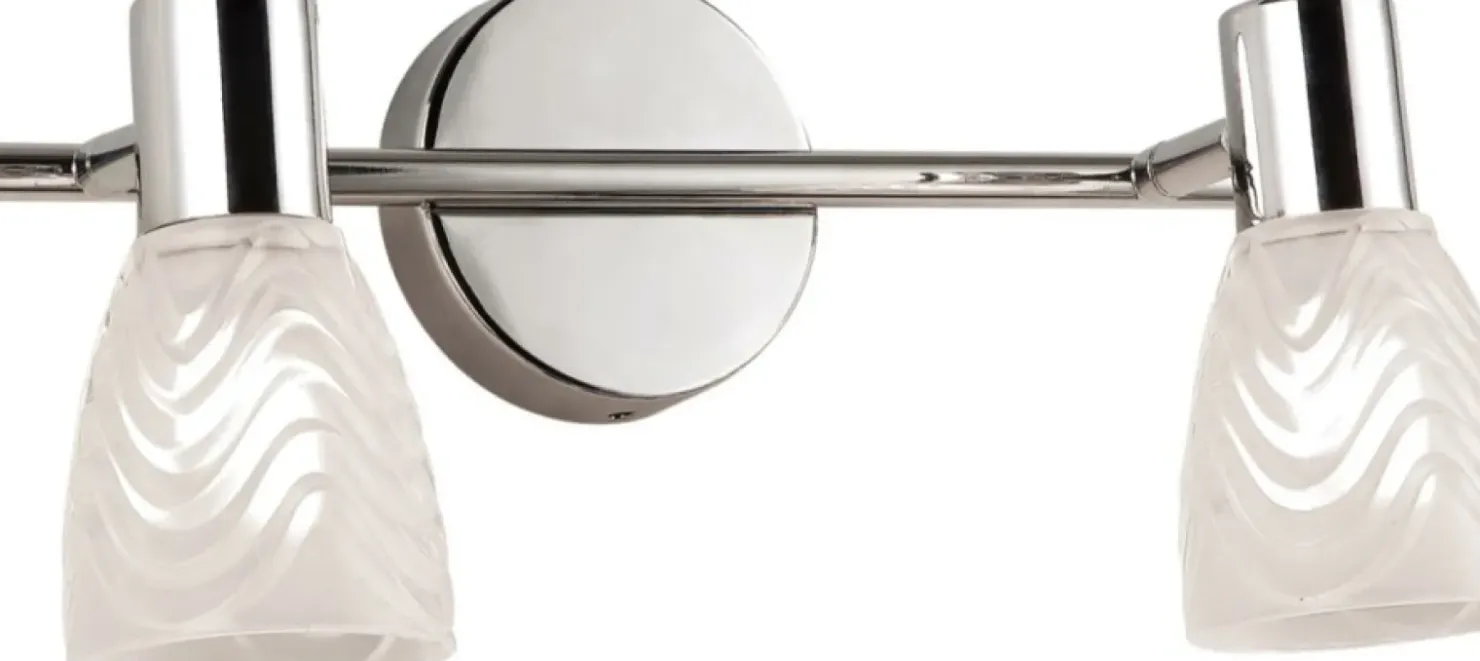 Srebrna lampa nad lustro w łazience K-8000/2 HUGO | Kaja Oświetlenie*Sklep Kaja Hot