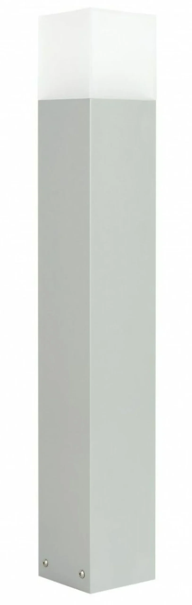 Srebrna lampa ogrodowa, wysokość 70cm CB-MAX 700 AL z serii CUBE MAX | Kaja Oświ*Sklep Kaja Best Sale