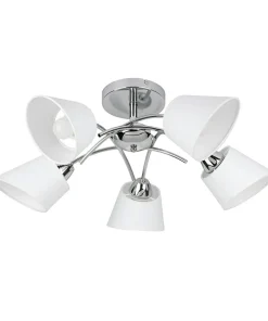 Srebrna lampa sufitowa do klasycznego wnętrza 8341528 METTE | Kaja*Sklep Kaja Outlet