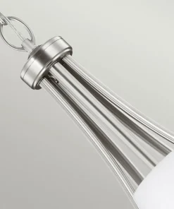 New Sklep Kaja Srebrna lampa wisząca na 5 żarówek FE-VINTNER5 z serii VINTNER satynowynikiel