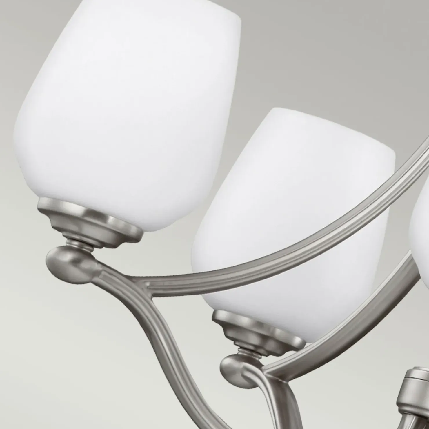 New Sklep Kaja Srebrna lampa wisząca na 5 żarówek FE-VINTNER5 z serii VINTNER satynowynikiel