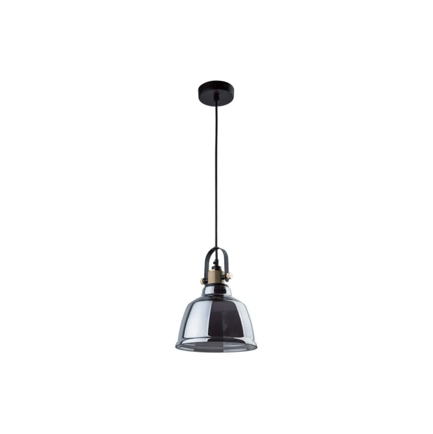 Flash Sale Sklep Kaja Srebrna lampa wisząca z regulowaną wysokością 9152 | Kaja Oświetlenie srebrny