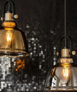 Flash Sale Sklep Kaja Srebrna lampa wisząca z regulowaną wysokością 9152 | Kaja Oświetlenie srebrny