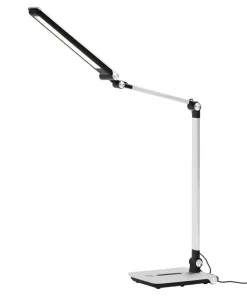 Srebrna, regulowana lampka biurkowa K-BL1121 z serii RICO*Sklep Kaja Flash Sale