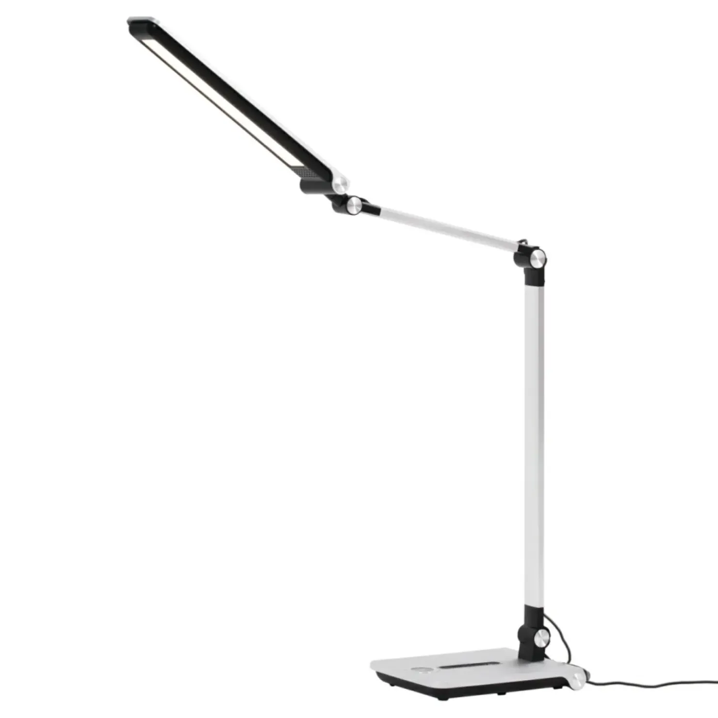 Srebrna, regulowana lampka biurkowa K-BL1121 z serii RICO*Sklep Kaja Flash Sale
