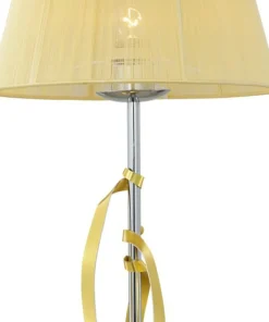 Srebrno-złota lampka stołowa do salonu 41-55071 DIVA | Kaja*Sklep Kaja New