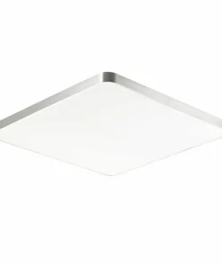 Srebrny klasyczny kwadratowy plafon CL12100007-SL SIERRA | Kaja*Sklep Kaja Outlet