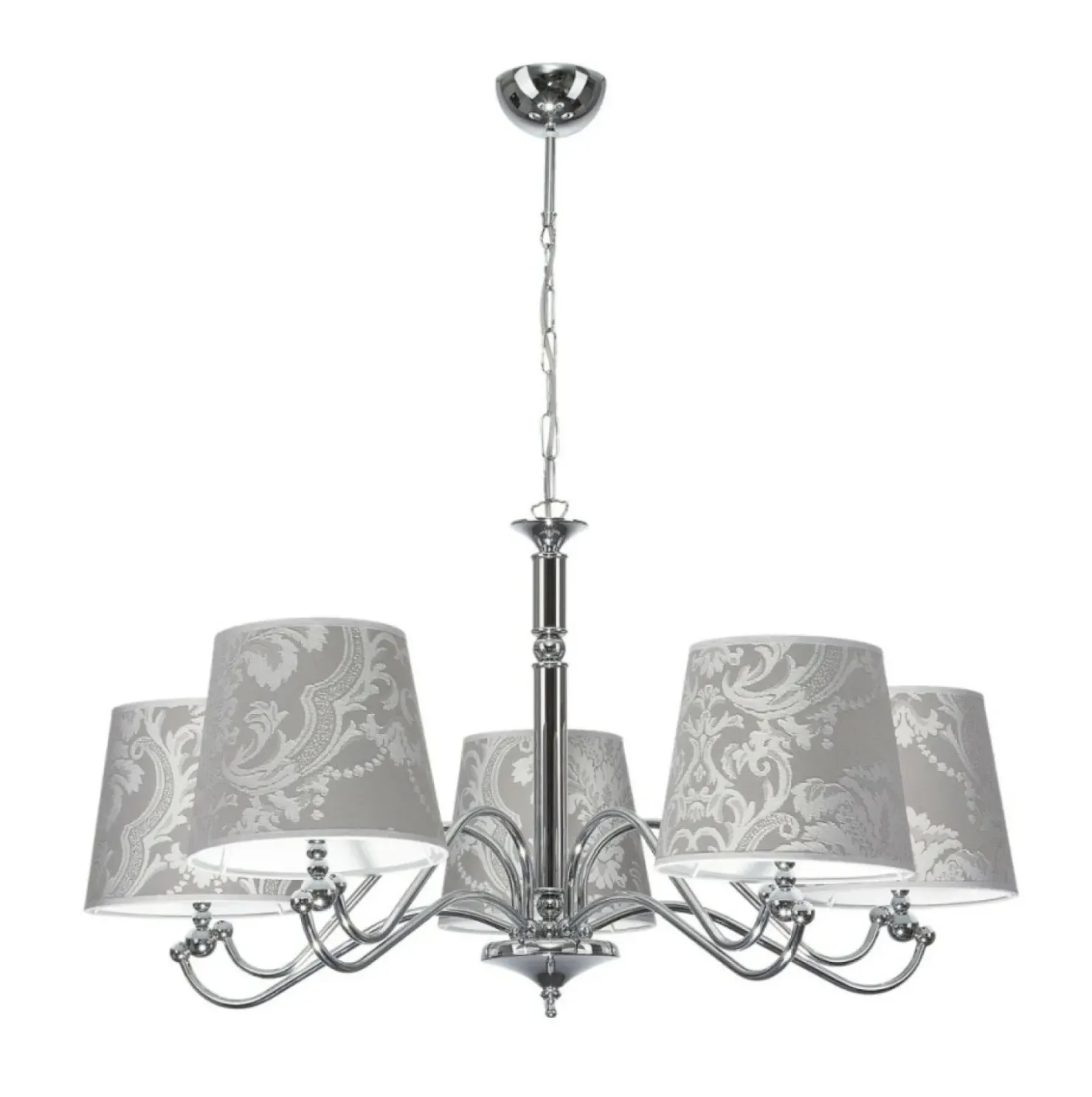 Srebrny żyrandol do eleganckiego salonu JUP 1289 VENUS | Kaja*Sklep Kaja Shop