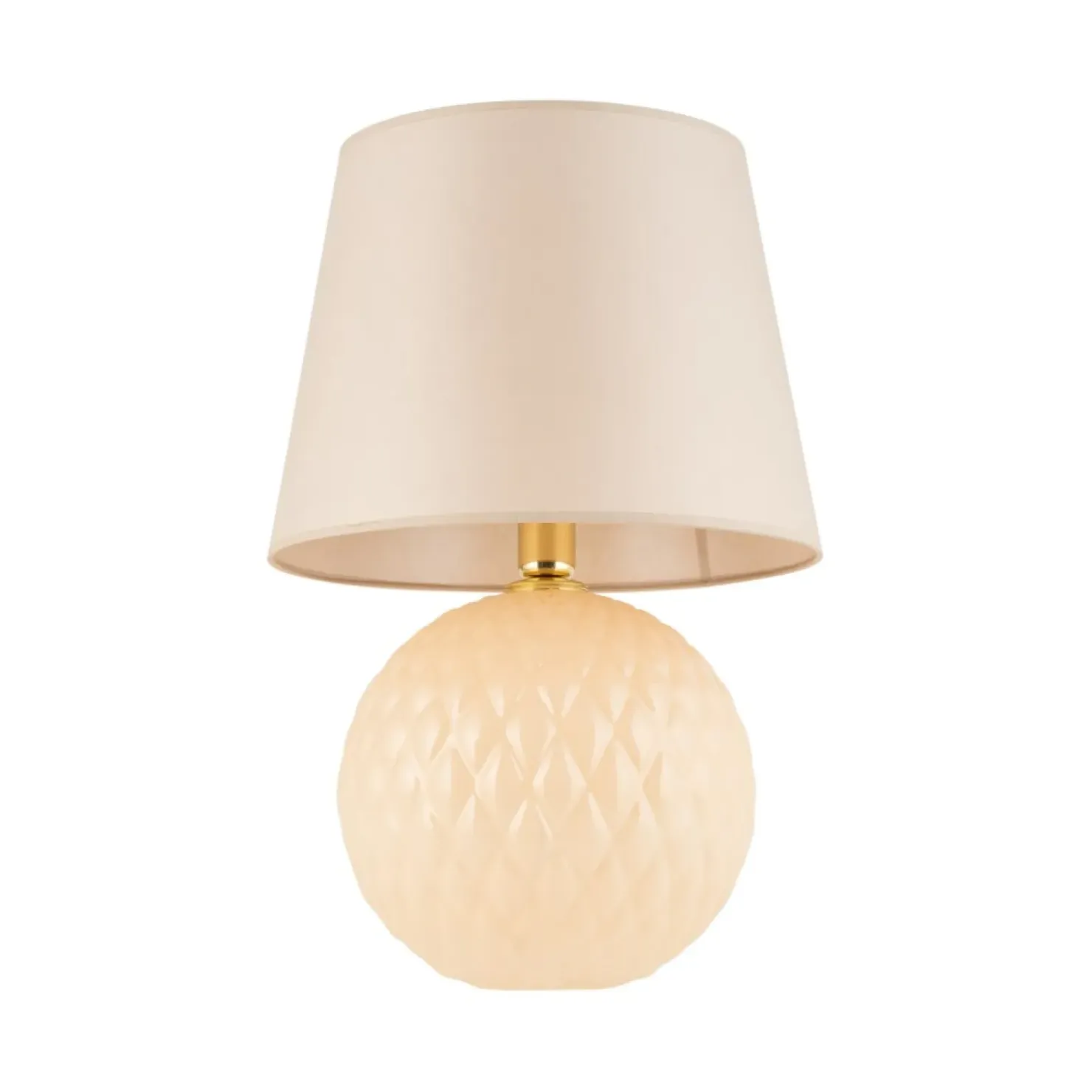 Stylowa, beżowo-złota lampka nocna glamour TK 5591 z serii SANTANA*Sklep Kaja Discount