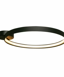 Cheap Sklep Kaja Stylowa, czarna lampa sufitowa, obręcz LED LA0772 z serii CIRCLE