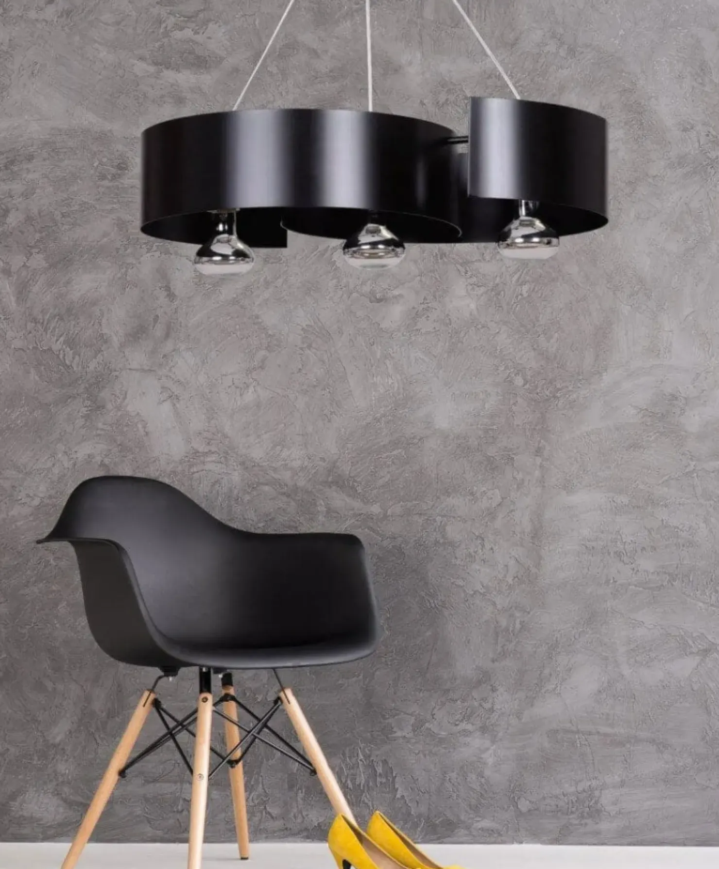 Cheap Sklep Kaja Stylowa, czarna lampa wisząca w stylu loftowym 284/3 VIXON | Kaja