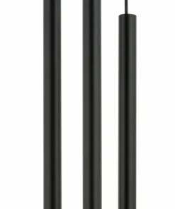 New Sklep Kaja Stylowa, czarno-złota lampa wisząca do salonu SIG 33257 - SOPEL DUE