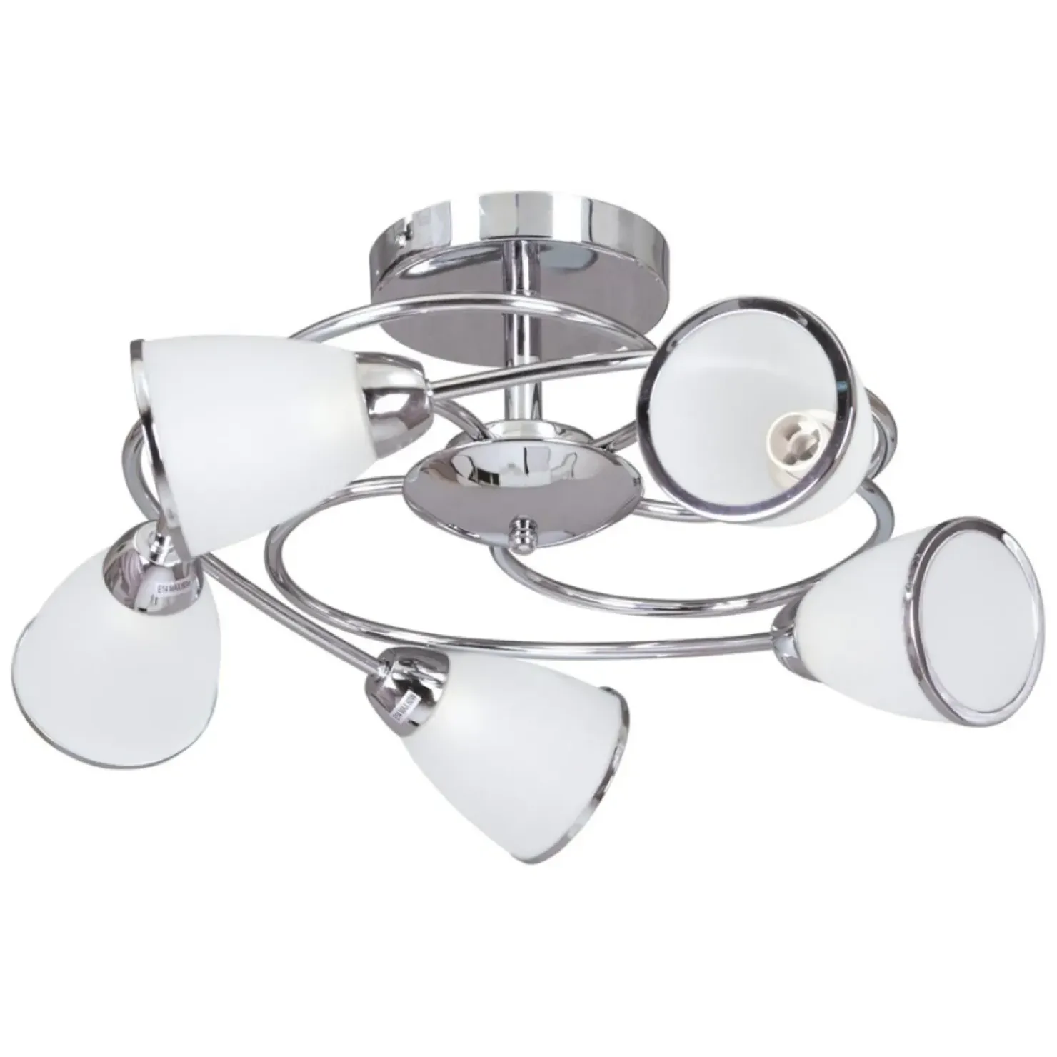 Stylowa lampa do salonu K-JSL-6059/5 CHR PLATO II | Kaja Oświetlenie*Sklep Kaja Online