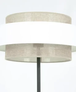 Stylowa lampa podłogowa boho z abażurem Ø40cmK-5275 z serii CEZAR*Sklep Kaja Clearance