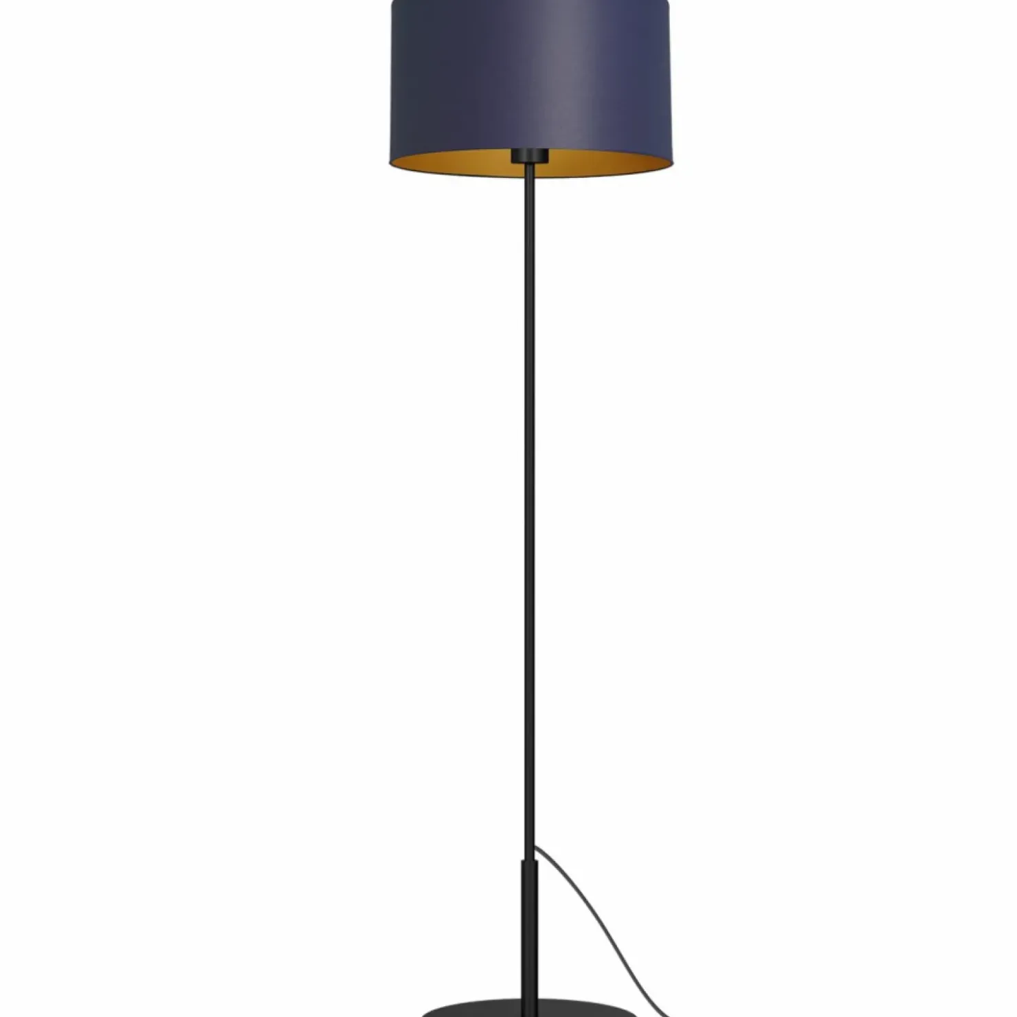 Stylowa lampa podłogowa, granatowo-złota LX 3574 z serii ARDEN | Kaja*Sklep Kaja Hot