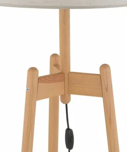 Stylowa lampa podłogowa na drewnianych nogach TK 5423 z serii PEREZ*Sklep Kaja Hot