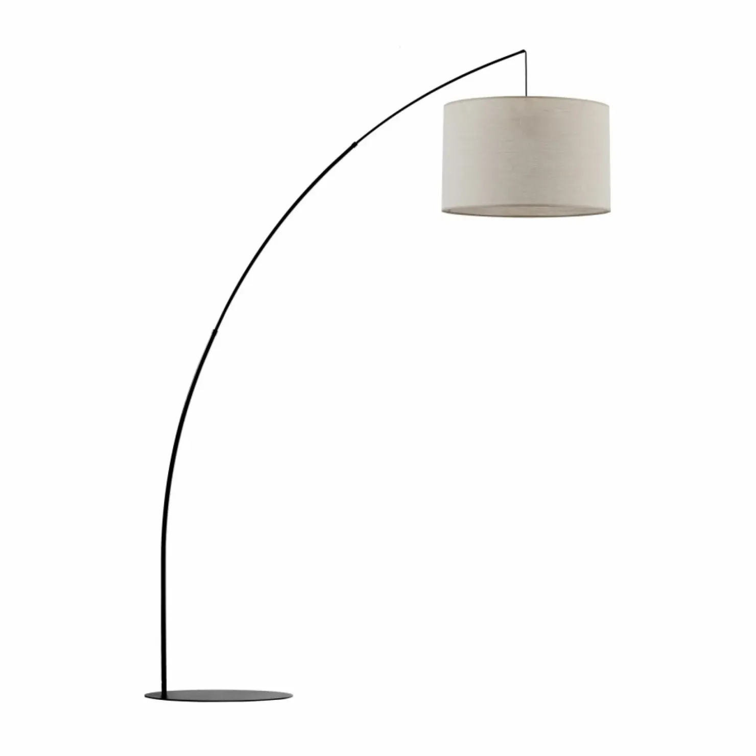 Stylowa lampa podłogowa w kształcie łuku TK 5486 z serii MOBY | Kaja*Sklep Kaja Cheap