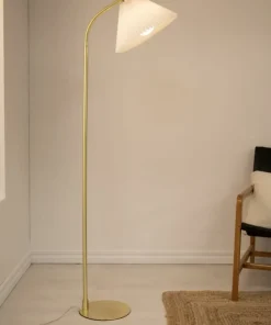 Stylowa lampa stojąca w kolorze antycznego złota 108569 z serii MIRA*Sklep Kaja Best