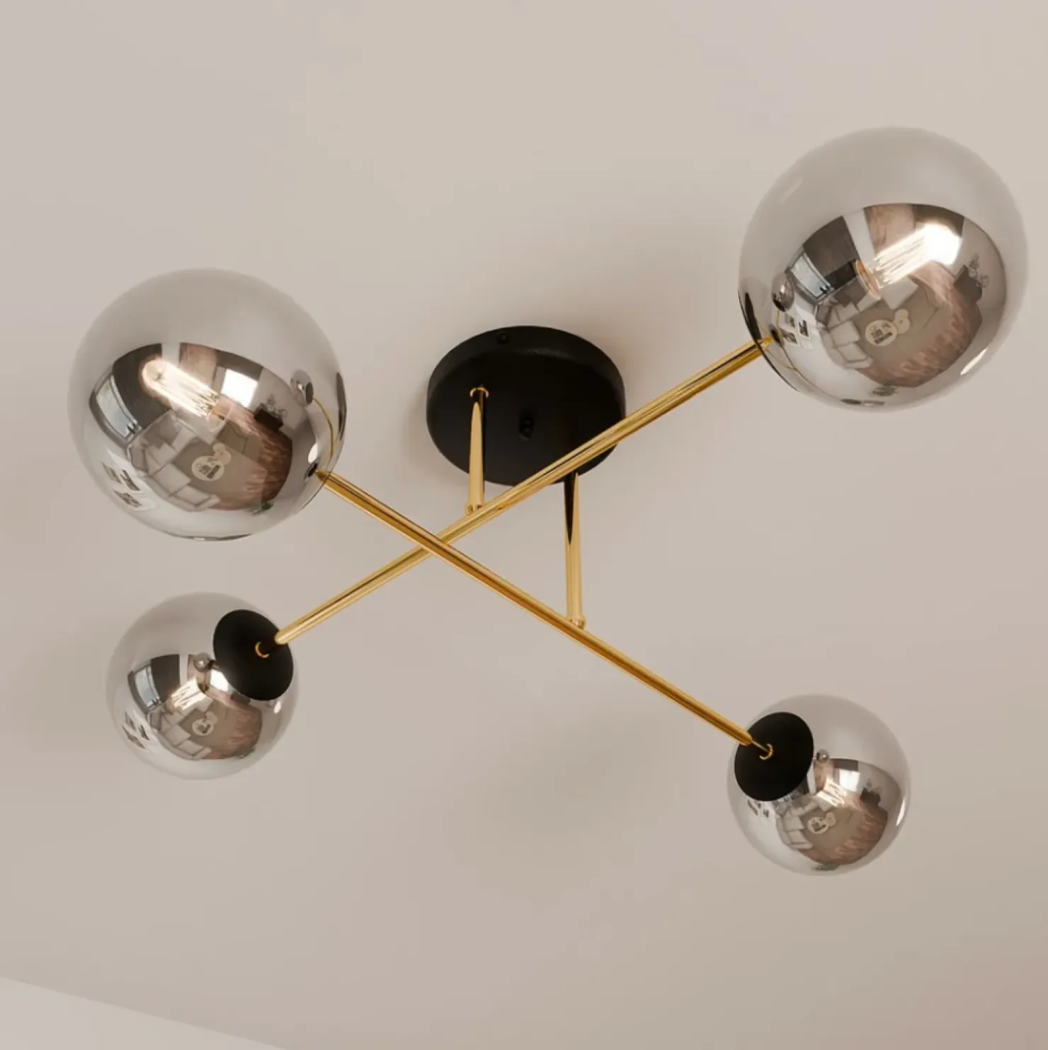 New Sklep Kaja Stylowa lampa sufitowa do nowoczesnej kuchni 1269/4 - MAGNUM | Kaja