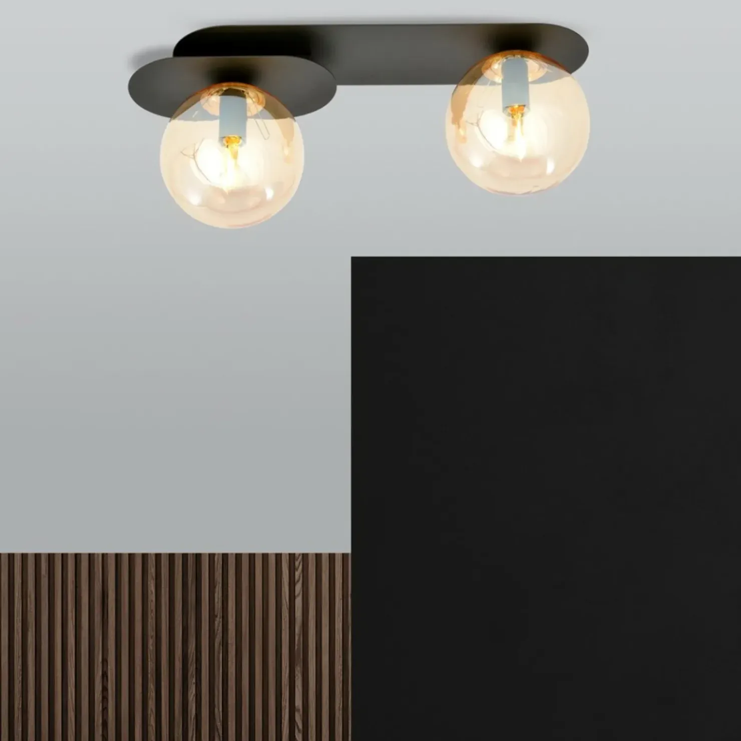 Stylowa lampa sufitowa, listwa do korytarza 1120/2 PLAZA | Kaja*Sklep Kaja Sale