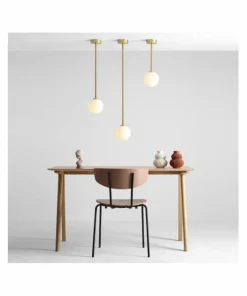 Stylowa lampa sufitowa z kloszem, do sypialni 1080PL_G40_S PINNE*Sklep Kaja New